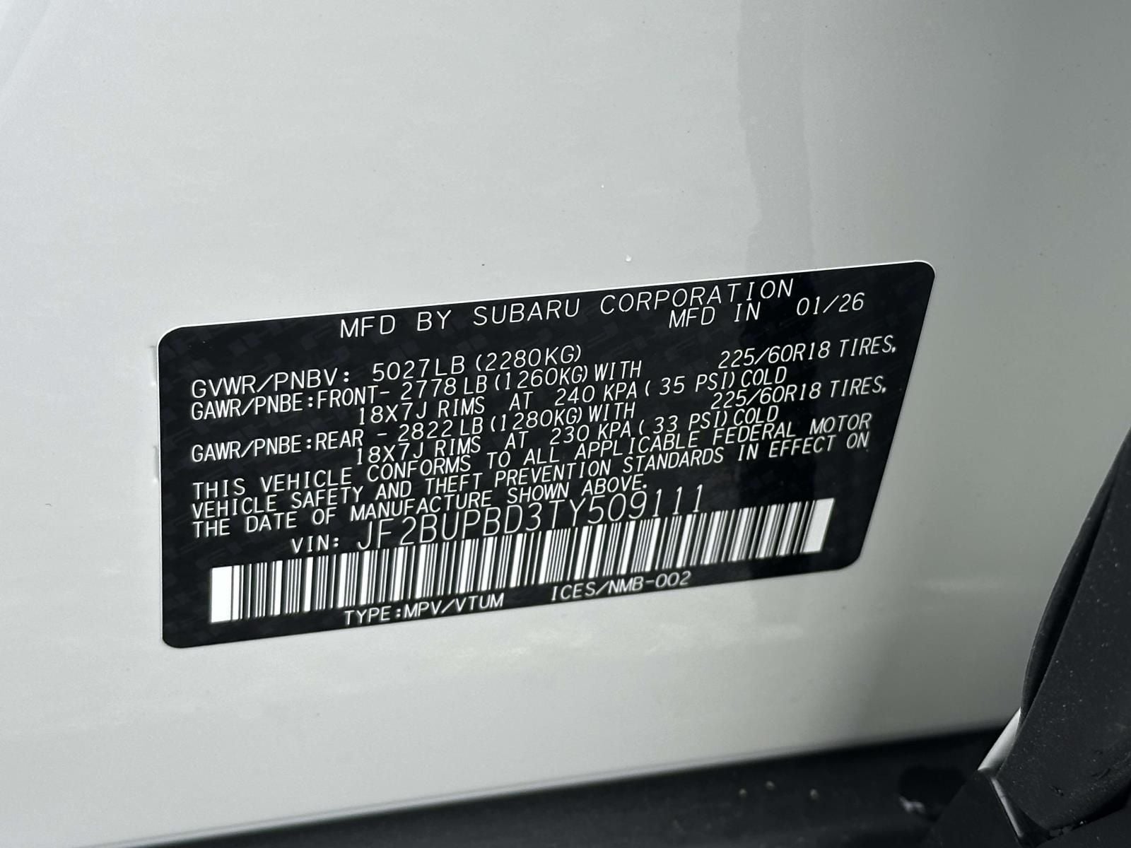 2026 Subaru Outback Premium