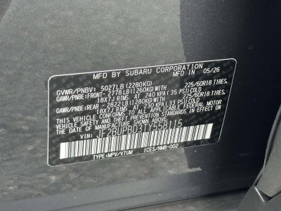 2026 Subaru Outback Premium