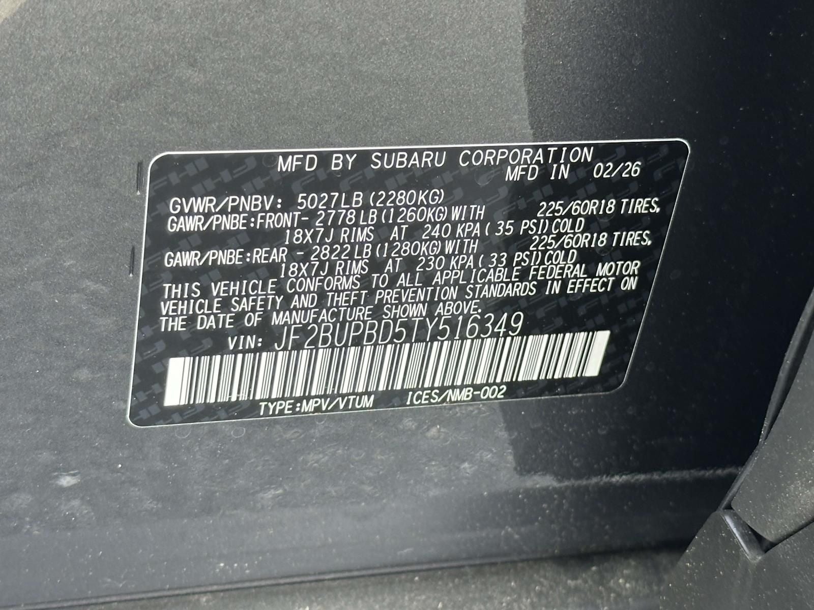2026 Subaru Outback Premium