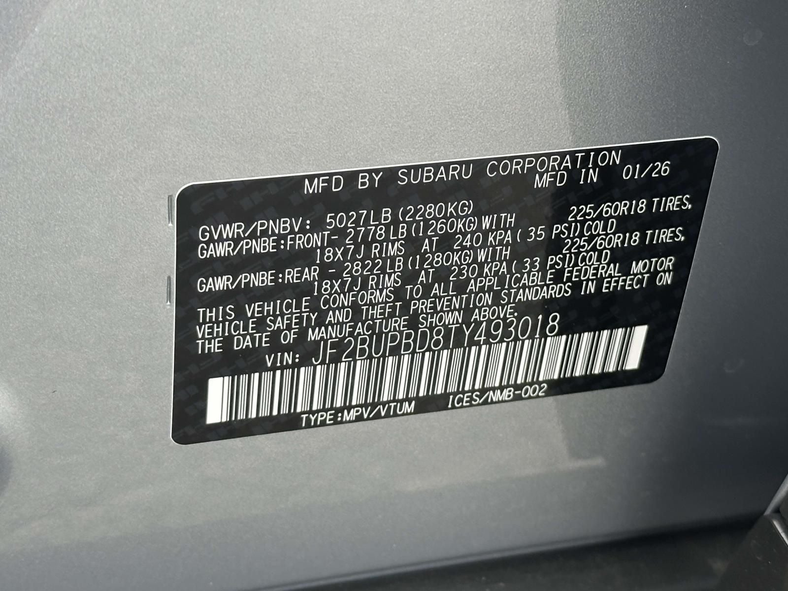 2026 Subaru Outback Premium