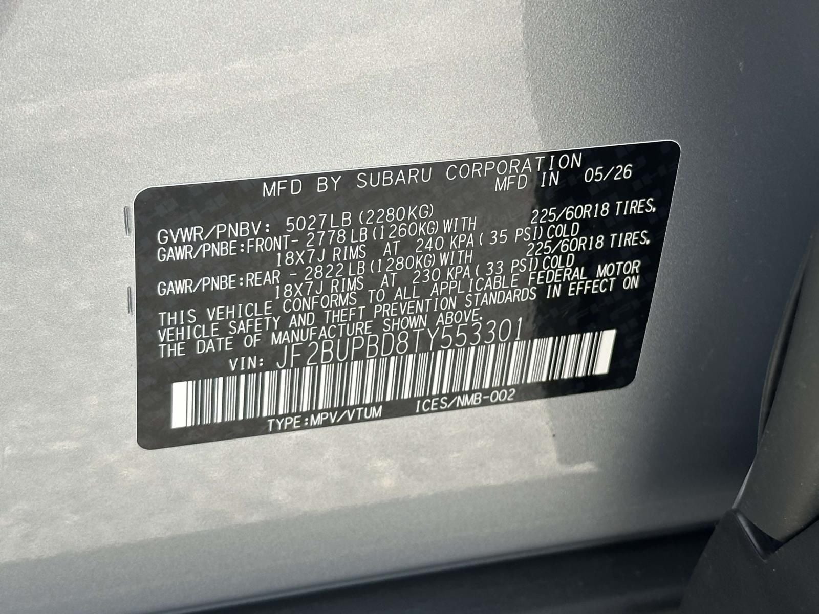 2026 Subaru Outback Premium