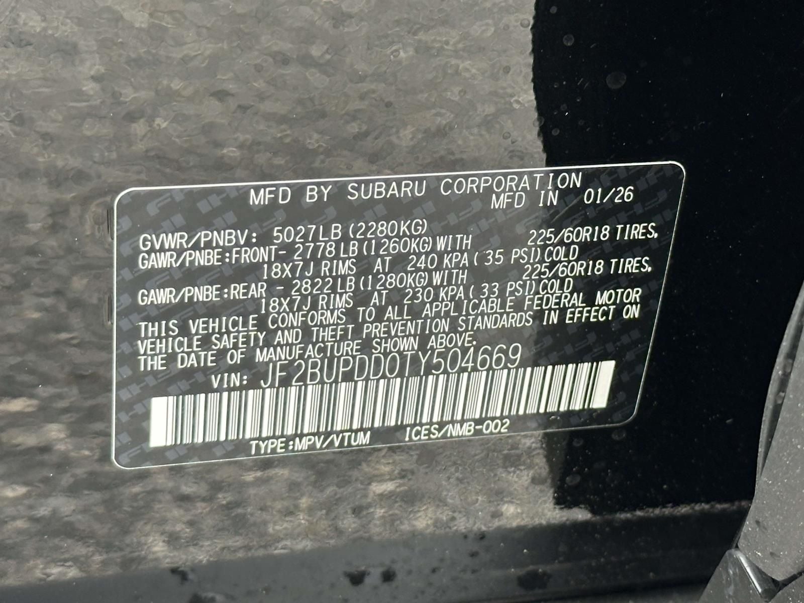 2026 Subaru Outback Limited