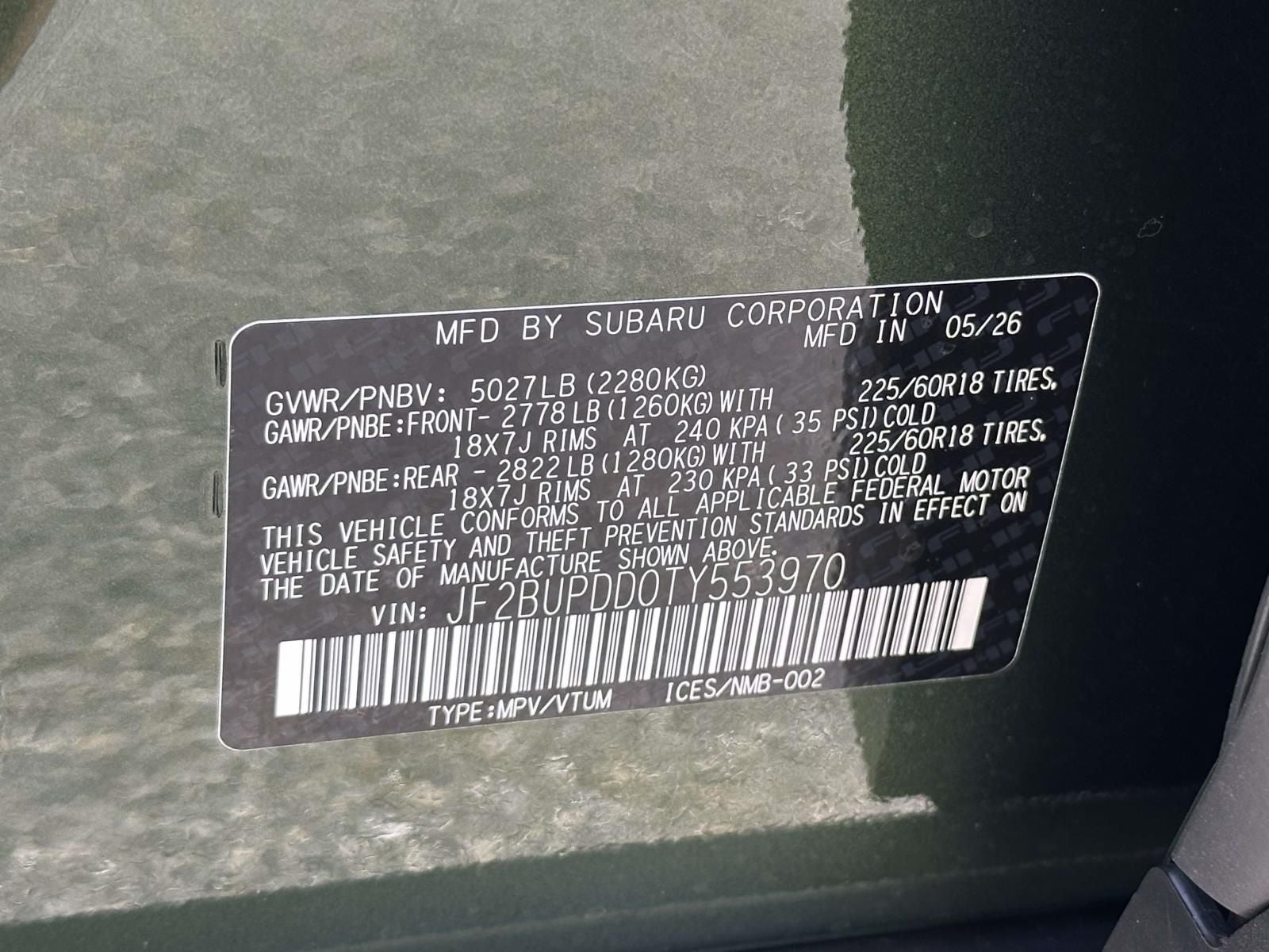 2026 Subaru Outback Limited