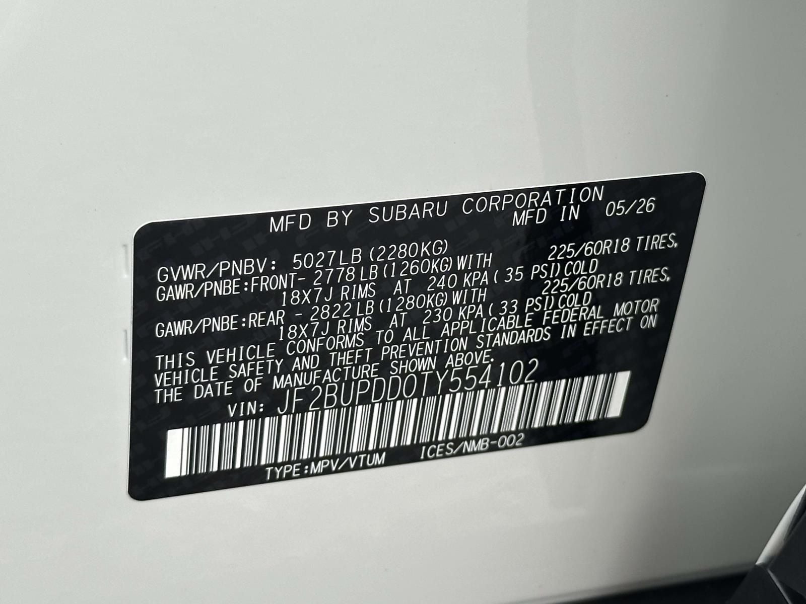 2026 Subaru Outback Limited