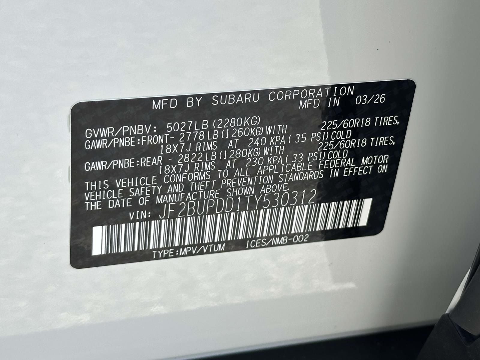 2026 Subaru Outback Limited