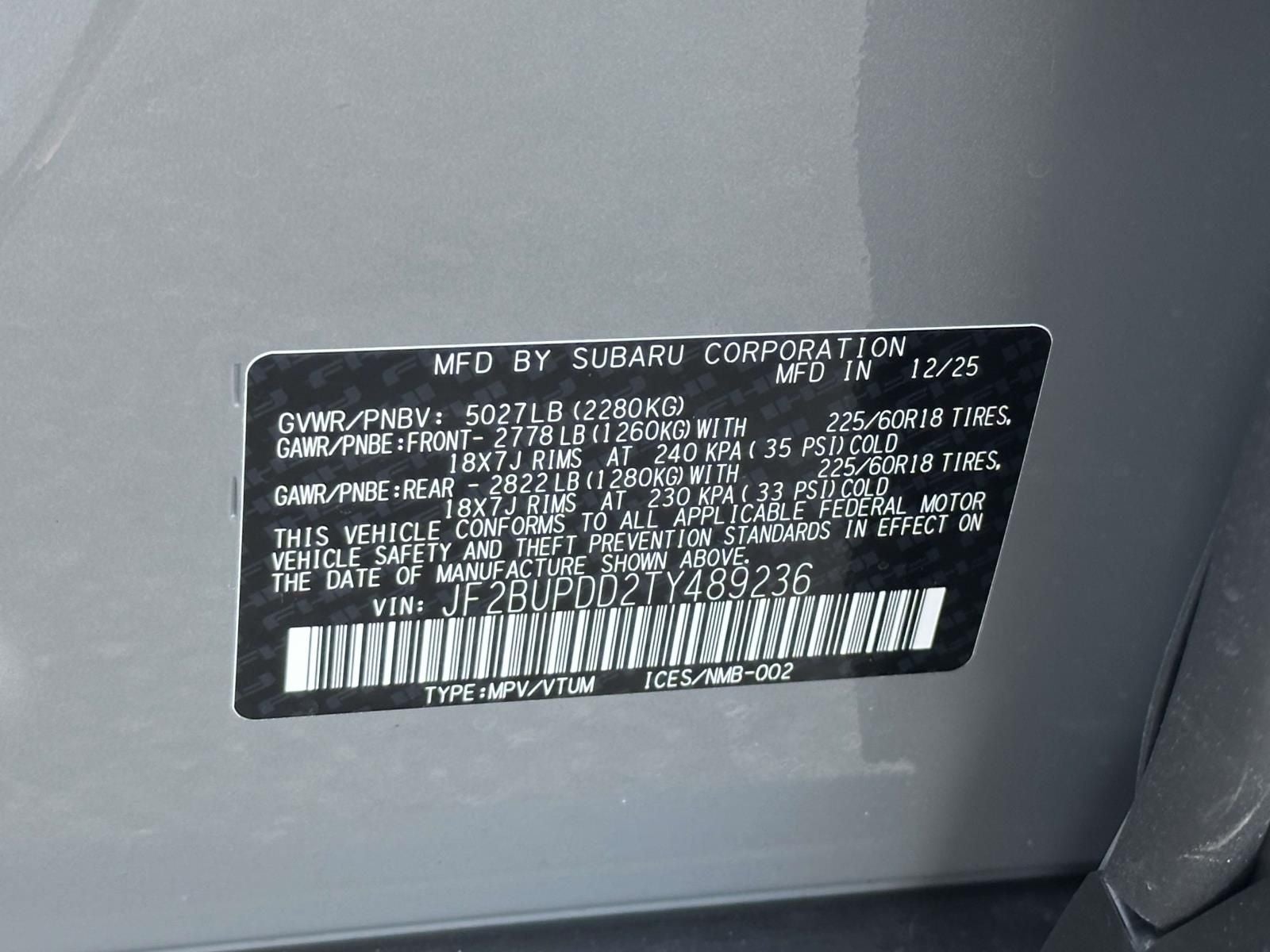 2026 Subaru Outback Limited