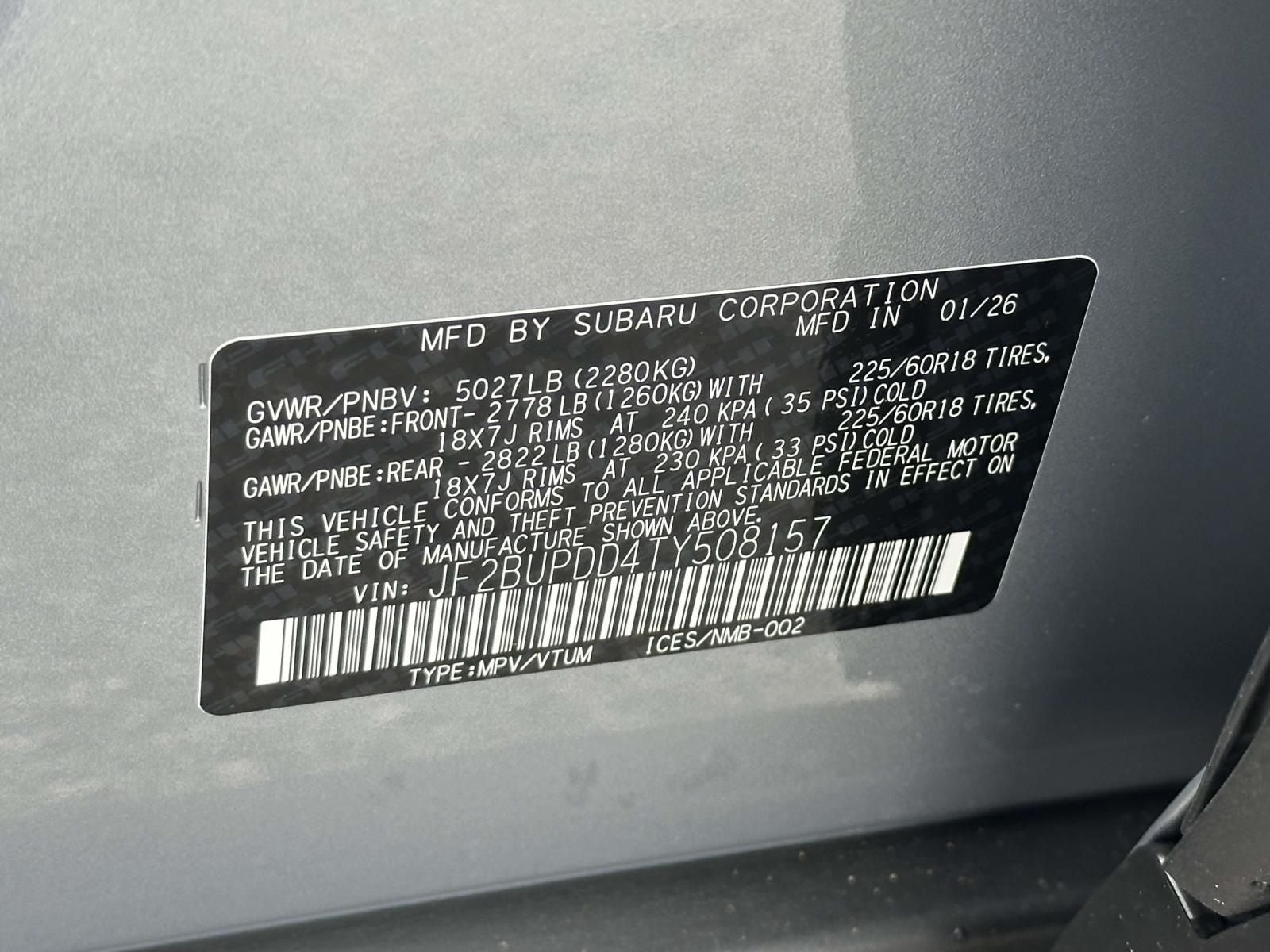 2026 Subaru Outback Limited