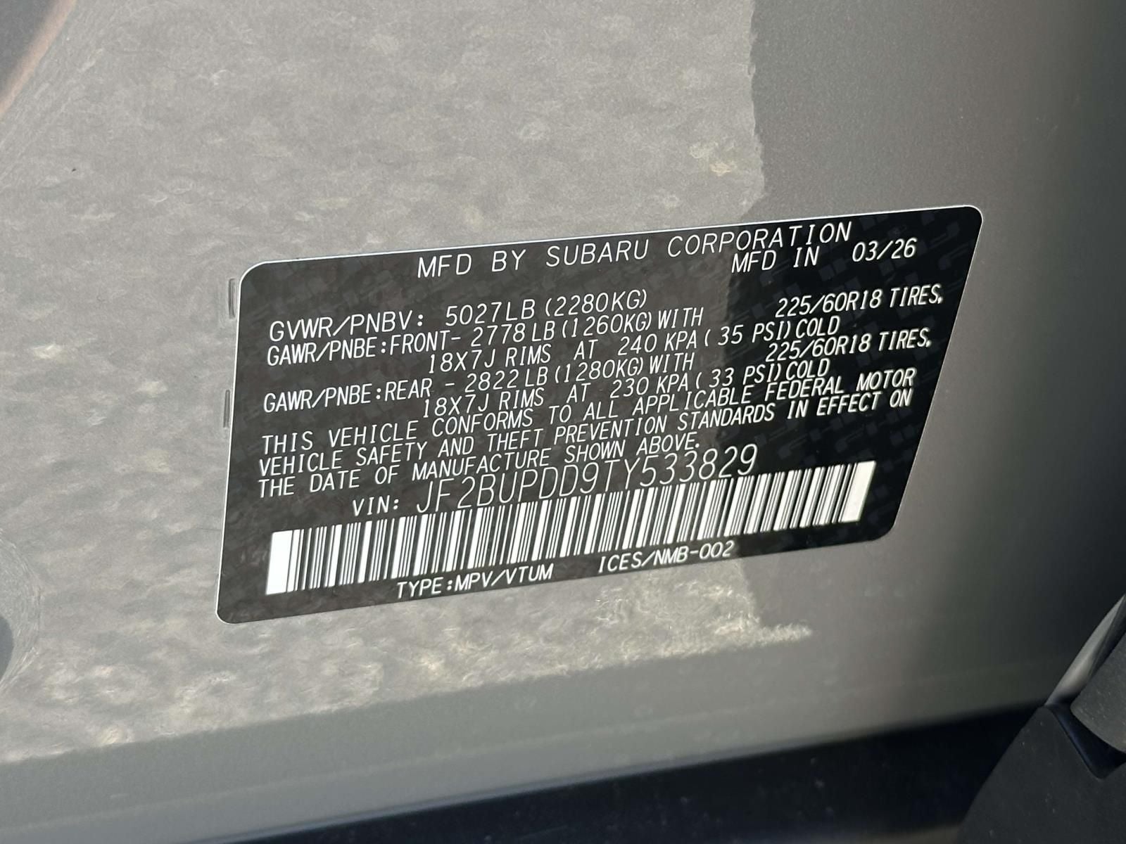 2026 Subaru Outback Limited