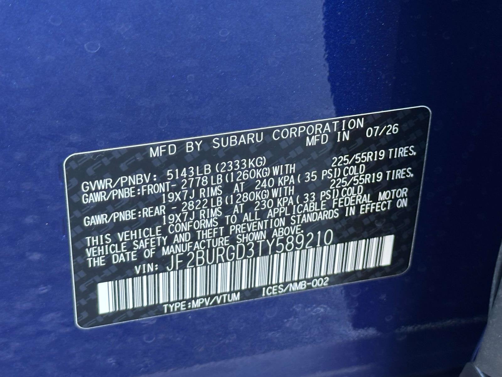2026 Subaru Outback Limited XT
