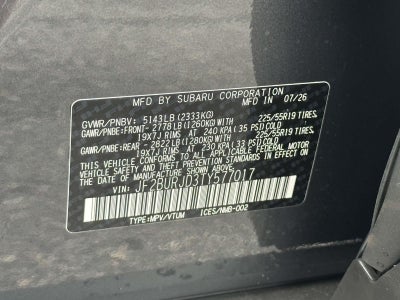 2026 Subaru Outback Touring XT