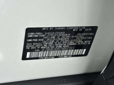 2026 Subaru Outback Touring XT