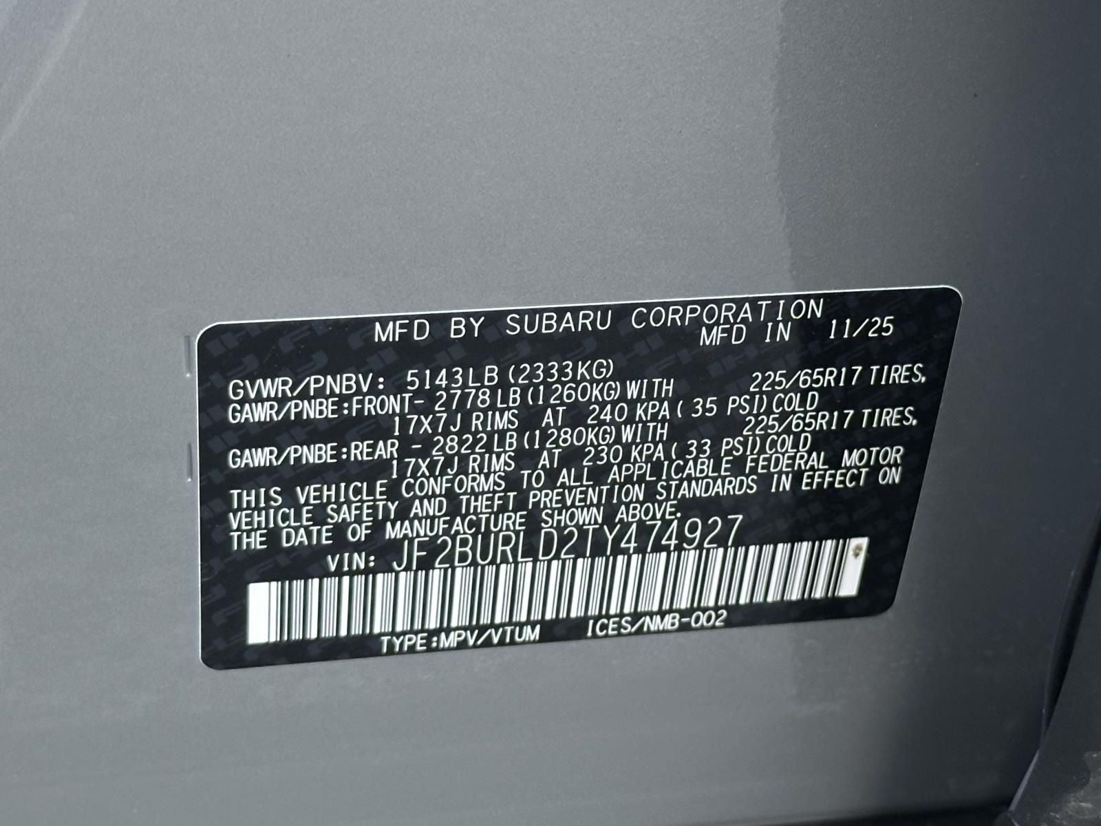 2026 Subaru Outback Wilderness