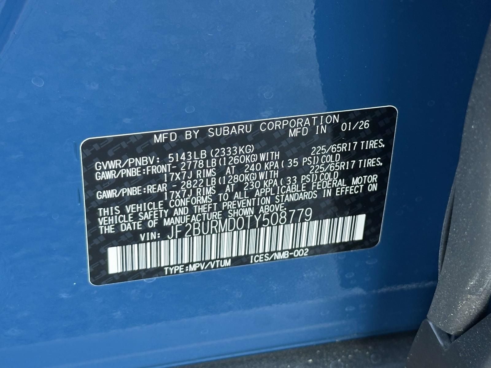 2026 Subaru Outback Wilderness