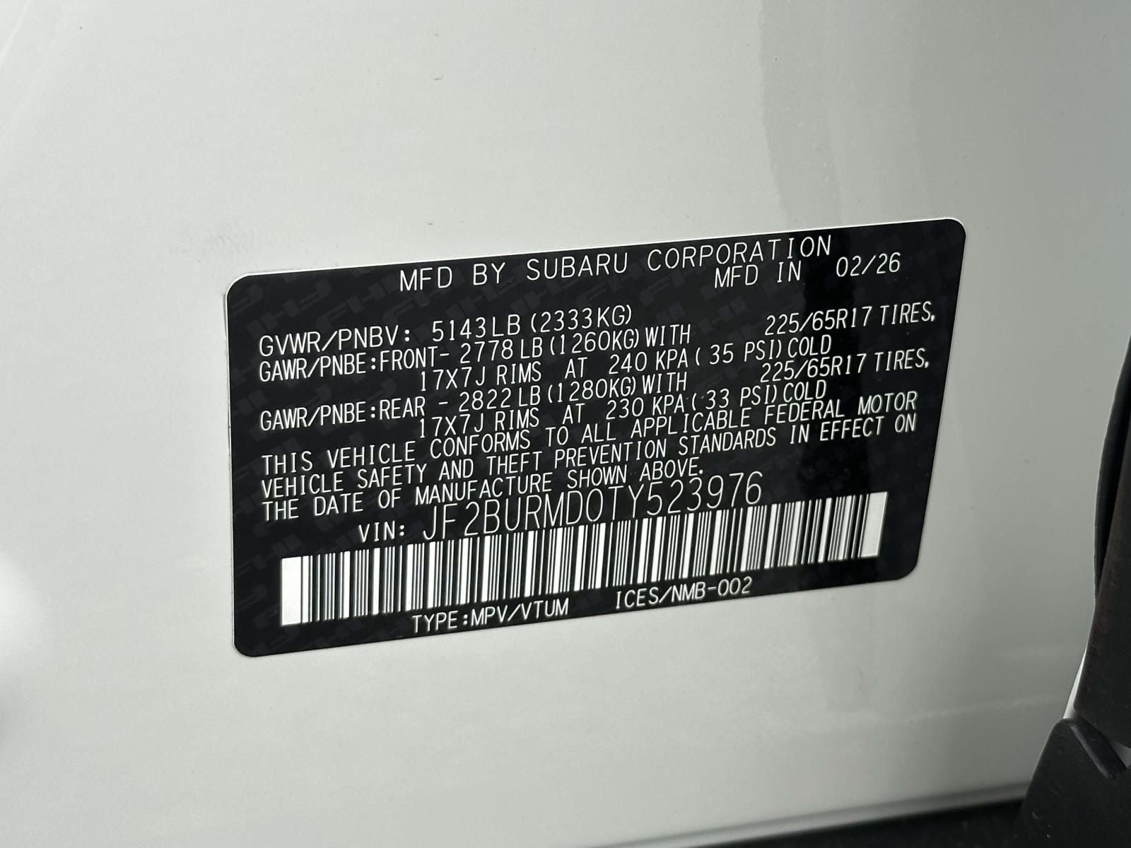 2026 Subaru Outback Wilderness