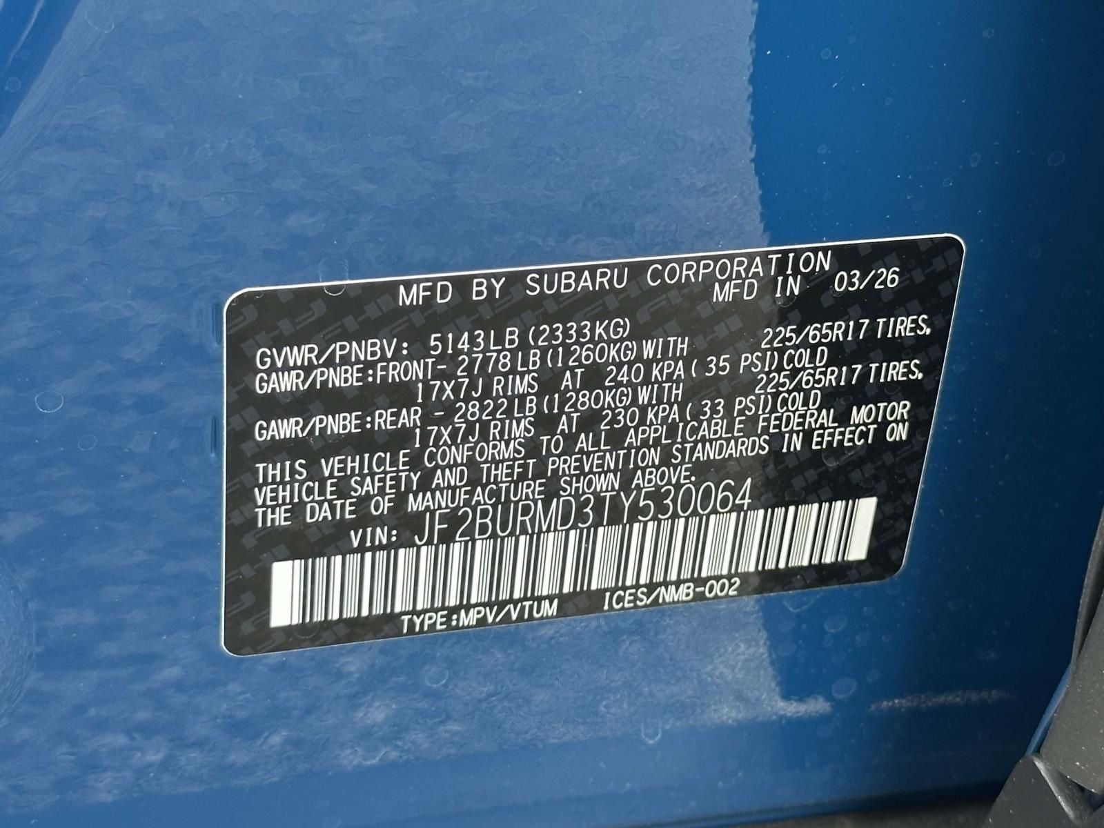 2026 Subaru Outback Wilderness