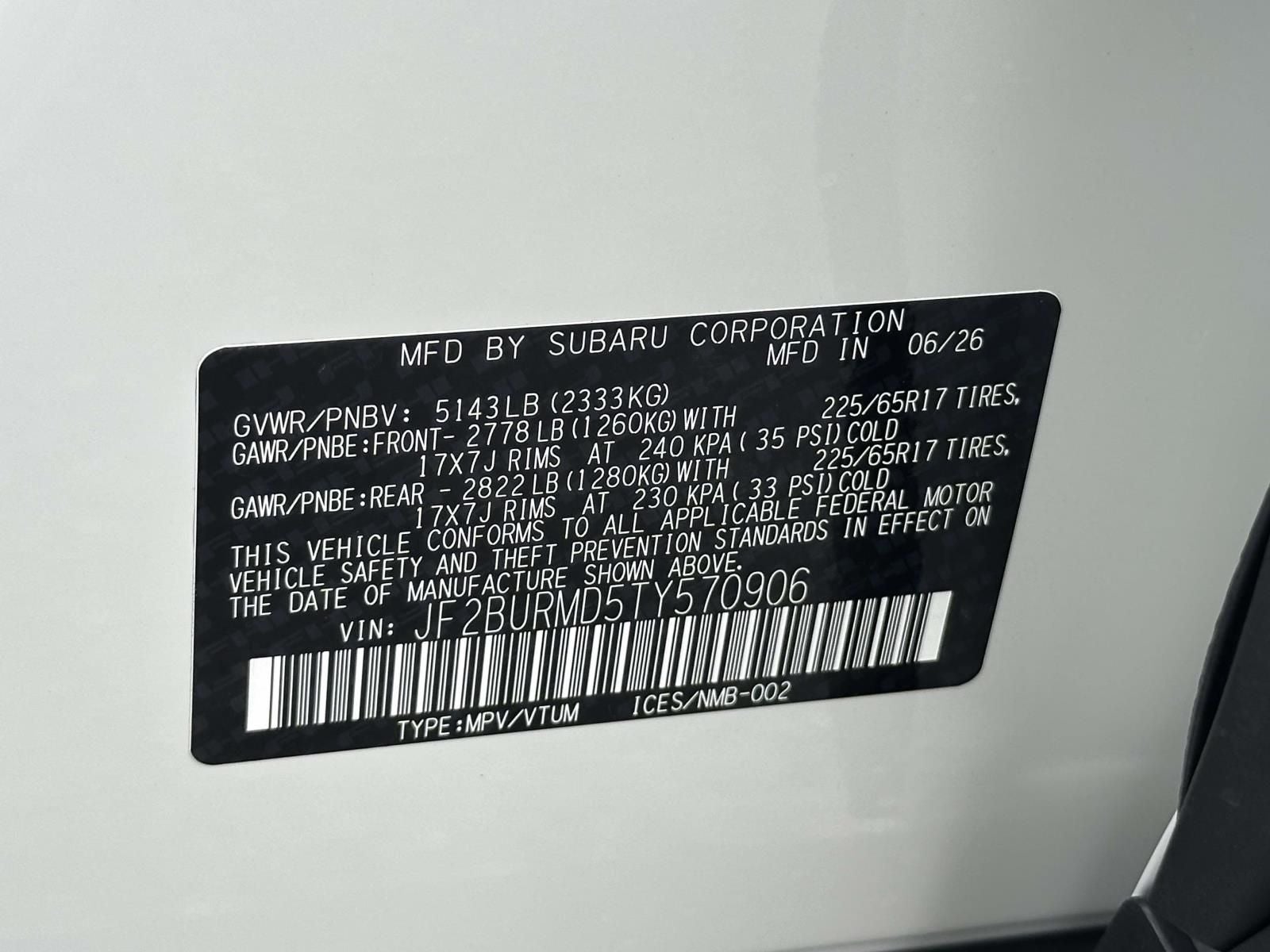 2026 Subaru Outback Wilderness