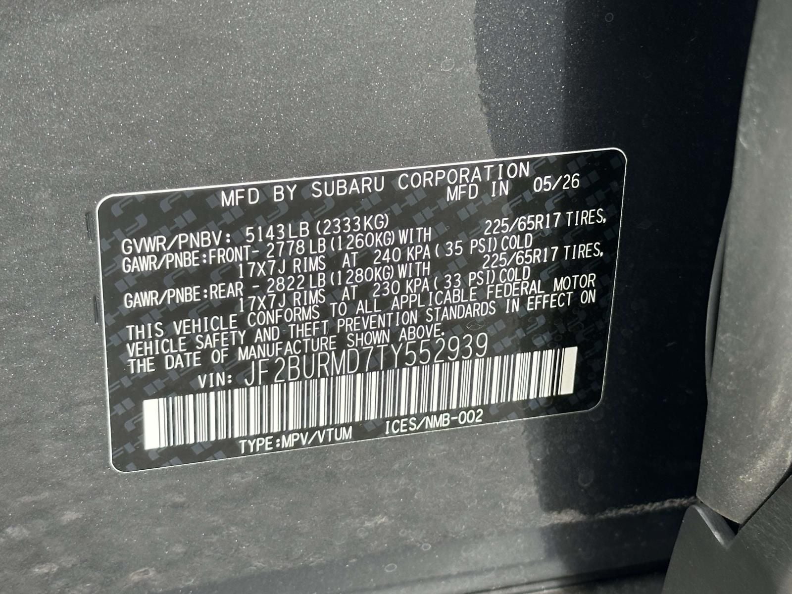 2026 Subaru Outback Wilderness