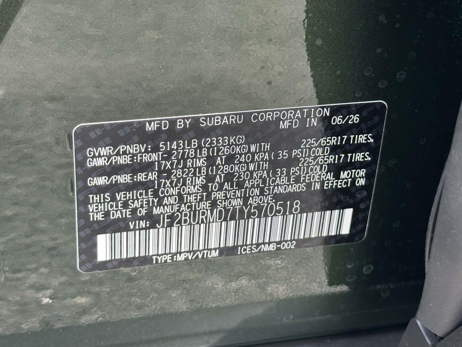 2026 Subaru Outback Wilderness