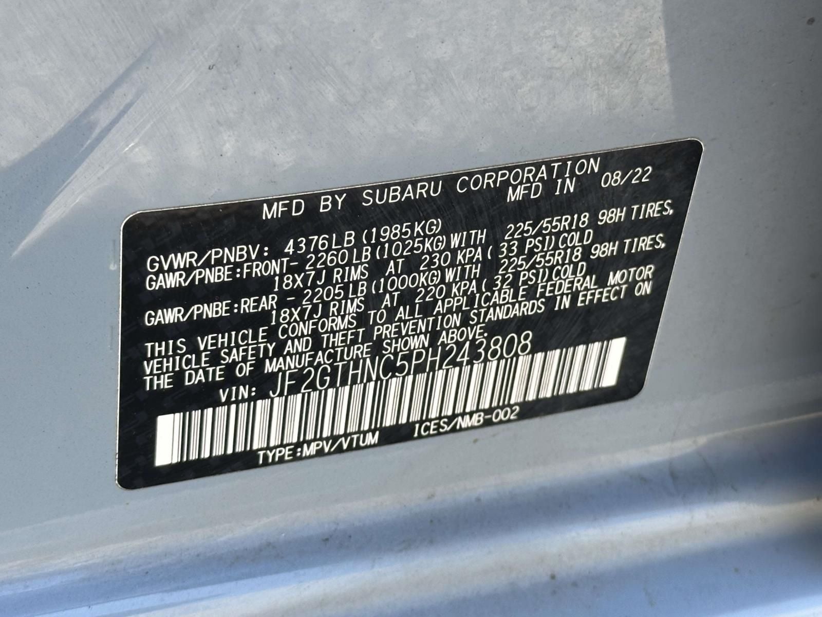 2023 Subaru Crosstrek Limited