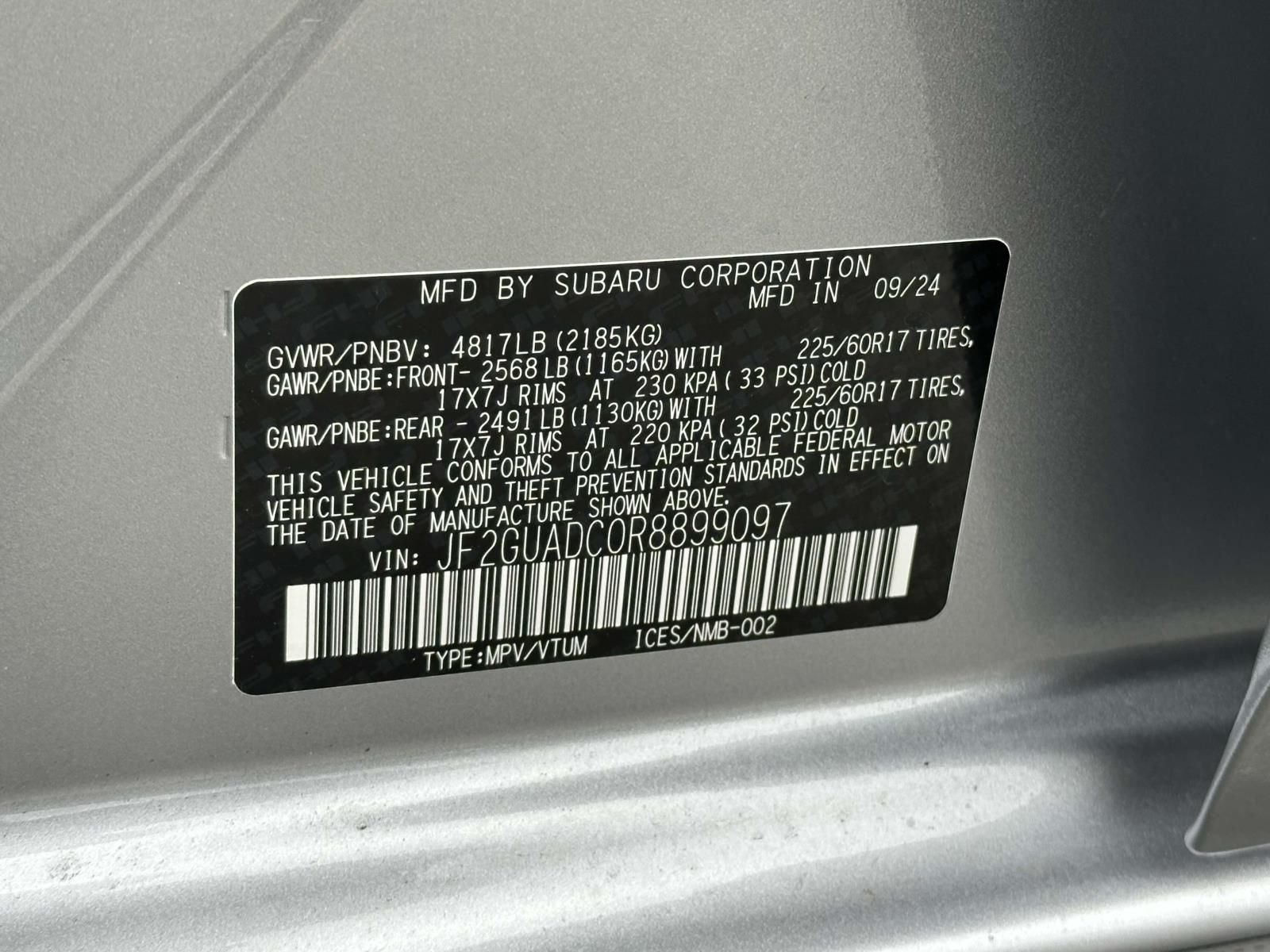 2024 Subaru Crosstrek Premium