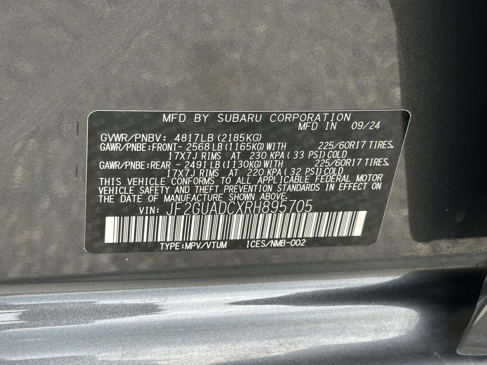 2024 Subaru Crosstrek Premium
