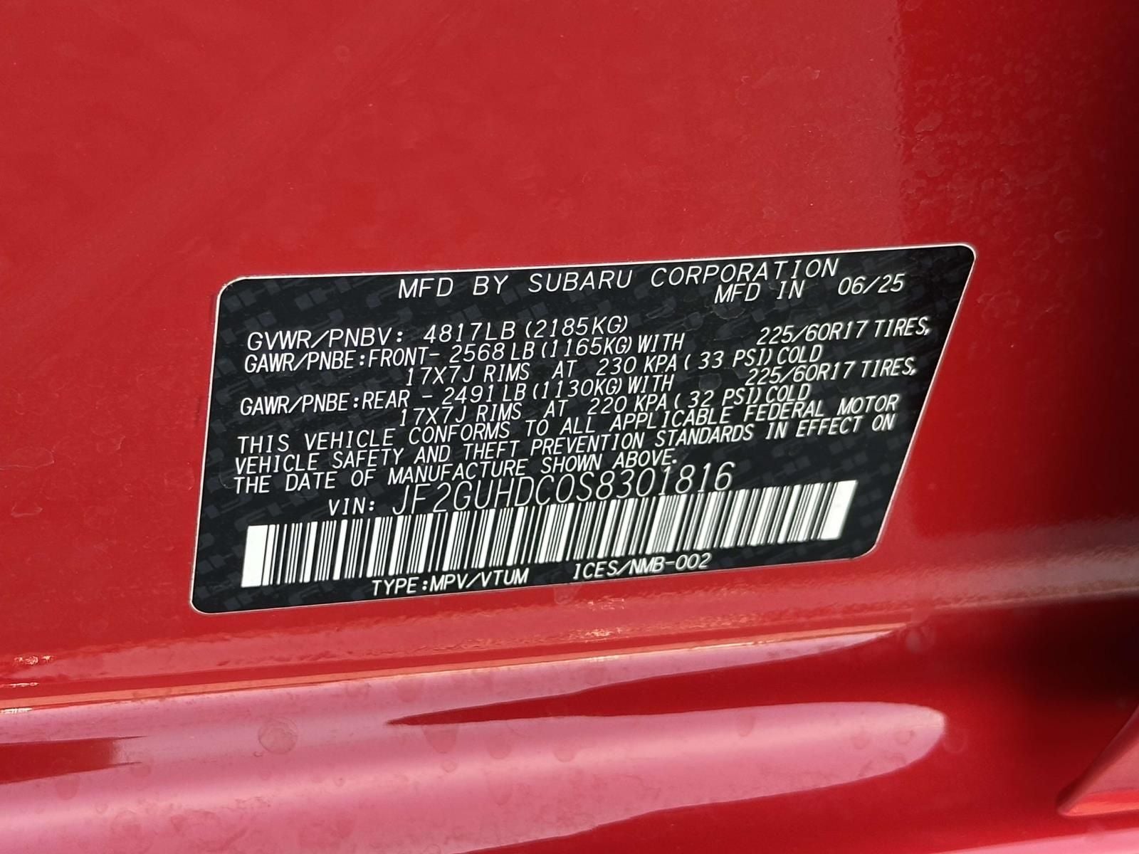 2025 Subaru Crosstrek Premium