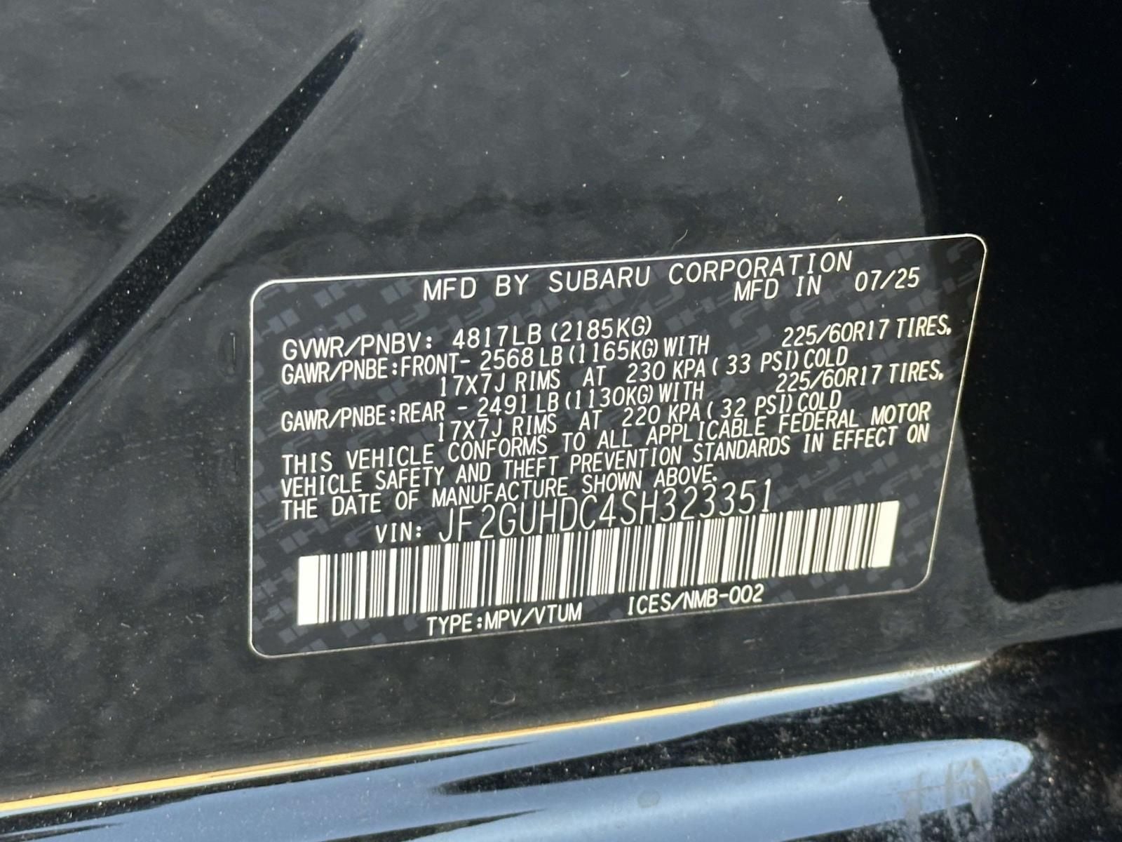 2025 Subaru Crosstrek Premium