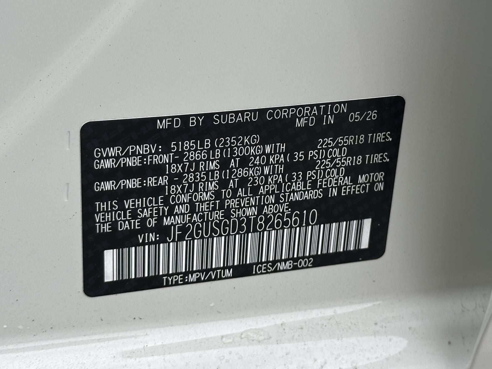 2026 Subaru Crosstrek Hybrid Sport