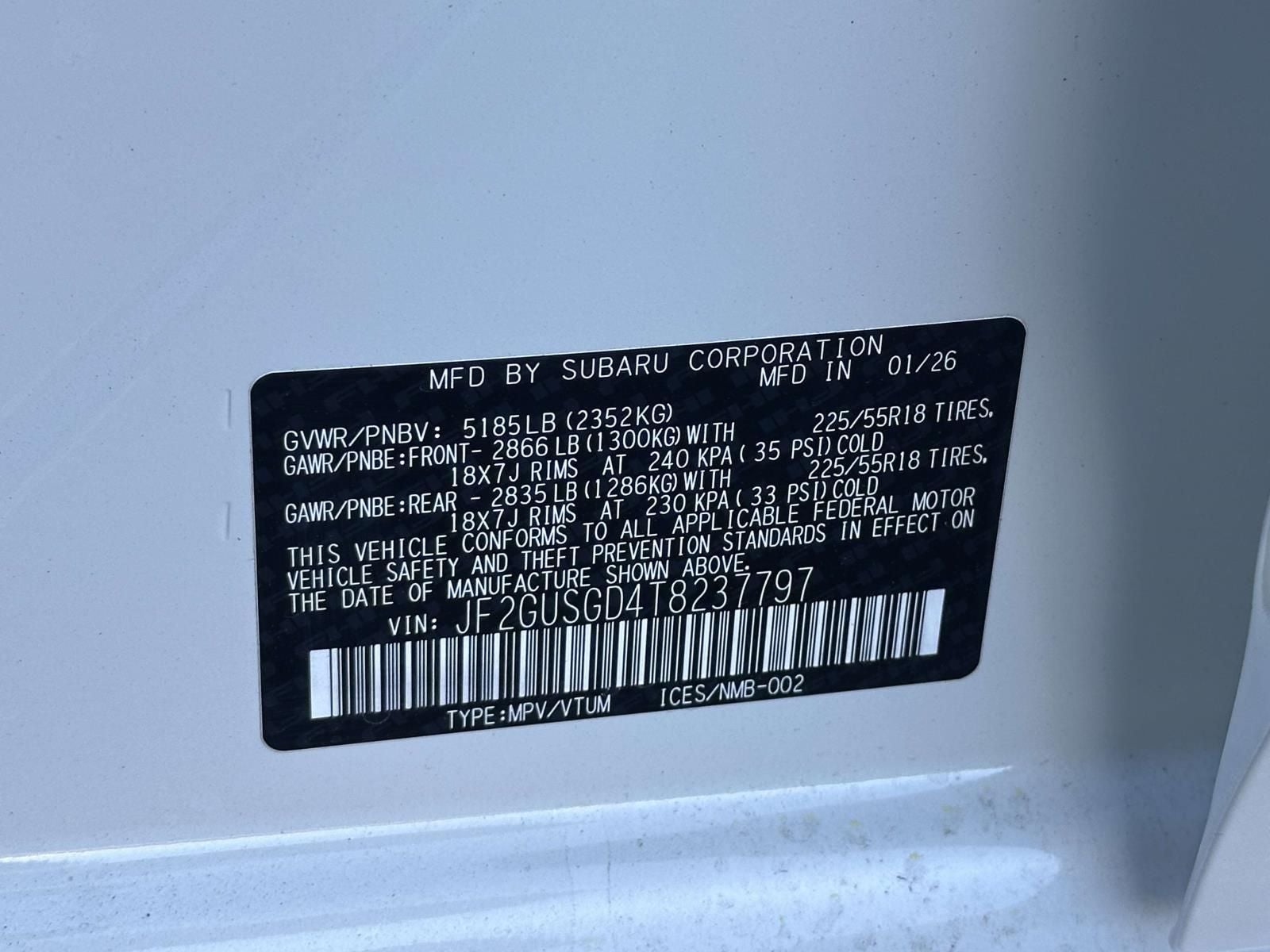 2026 Subaru Crosstrek Hybrid Sport