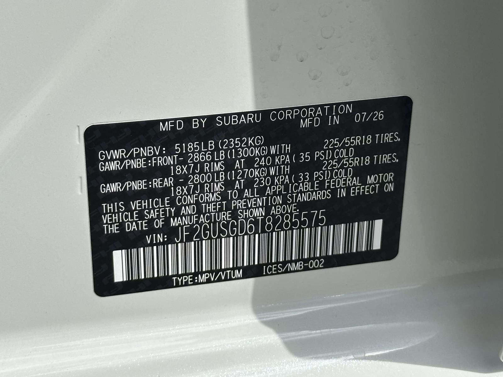 2026 Subaru Crosstrek Hybrid Sport