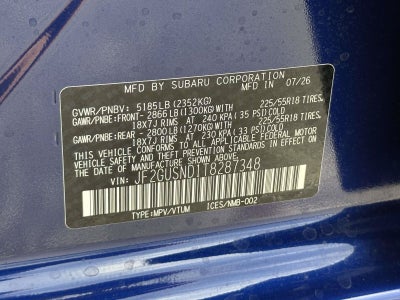 2026 Subaru Crosstrek Hybrid Limited