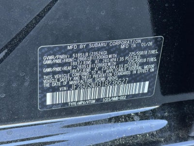 2026 Subaru Crosstrek Hybrid Limited