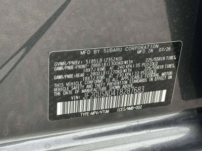 2026 Subaru Crosstrek Hybrid Limited
