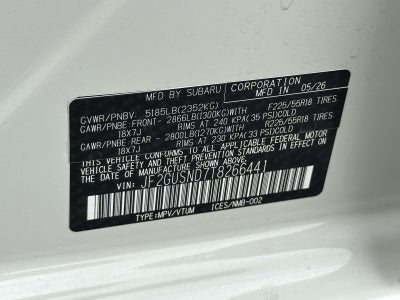 2026 Subaru Crosstrek Hybrid Limited