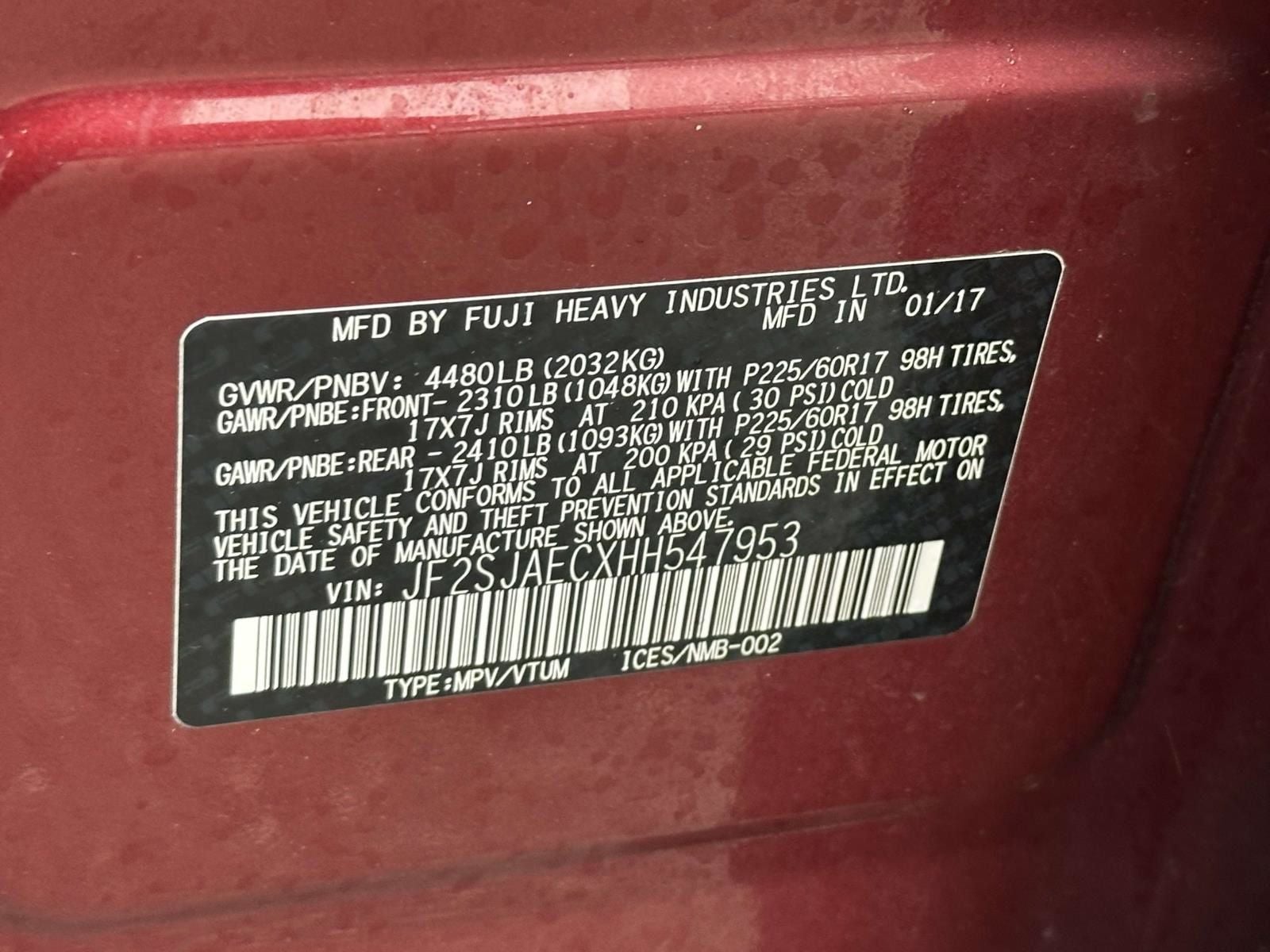 2017 Subaru Forester 2.5i Premium