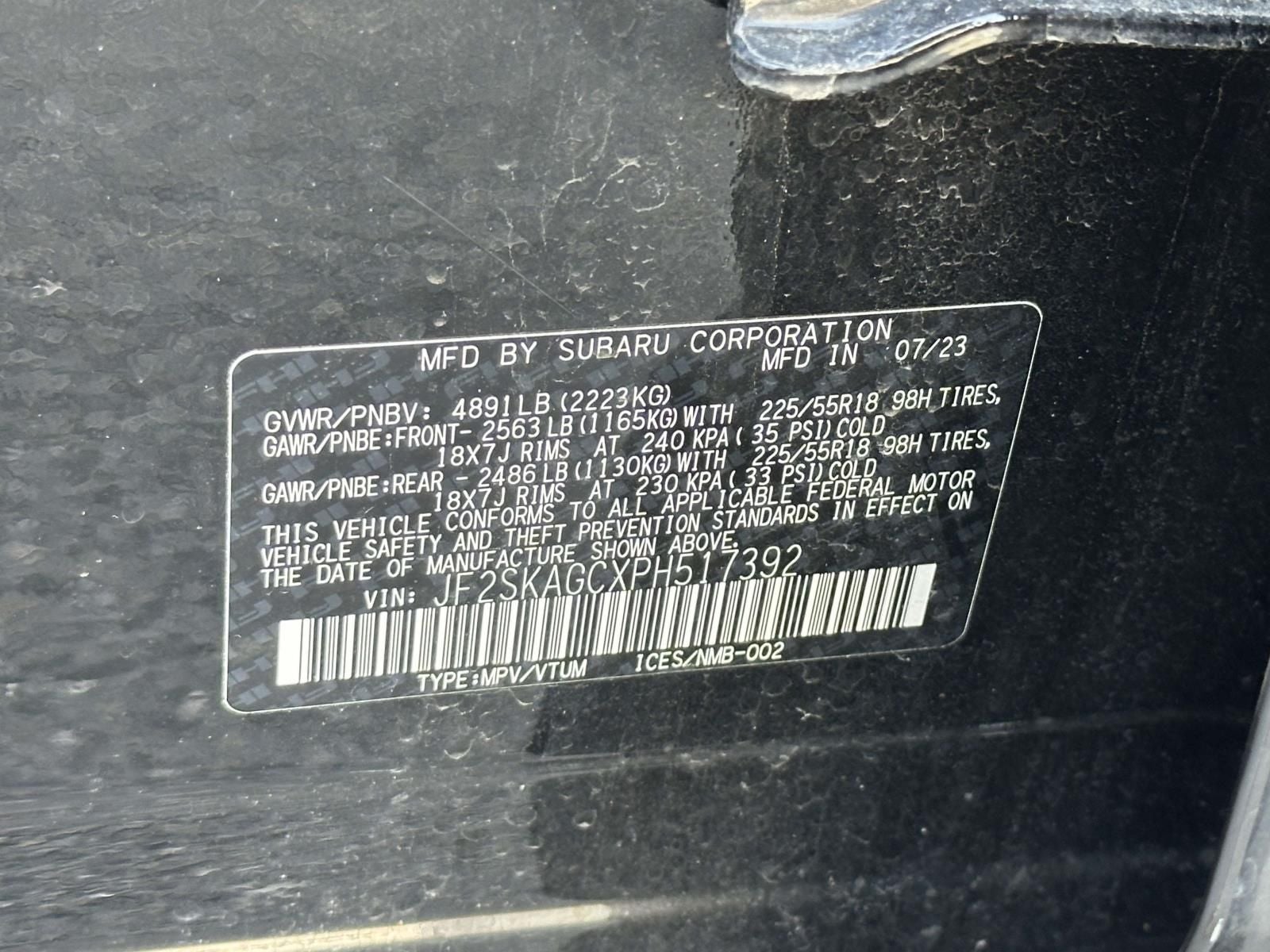 2023 Subaru Forester Sport