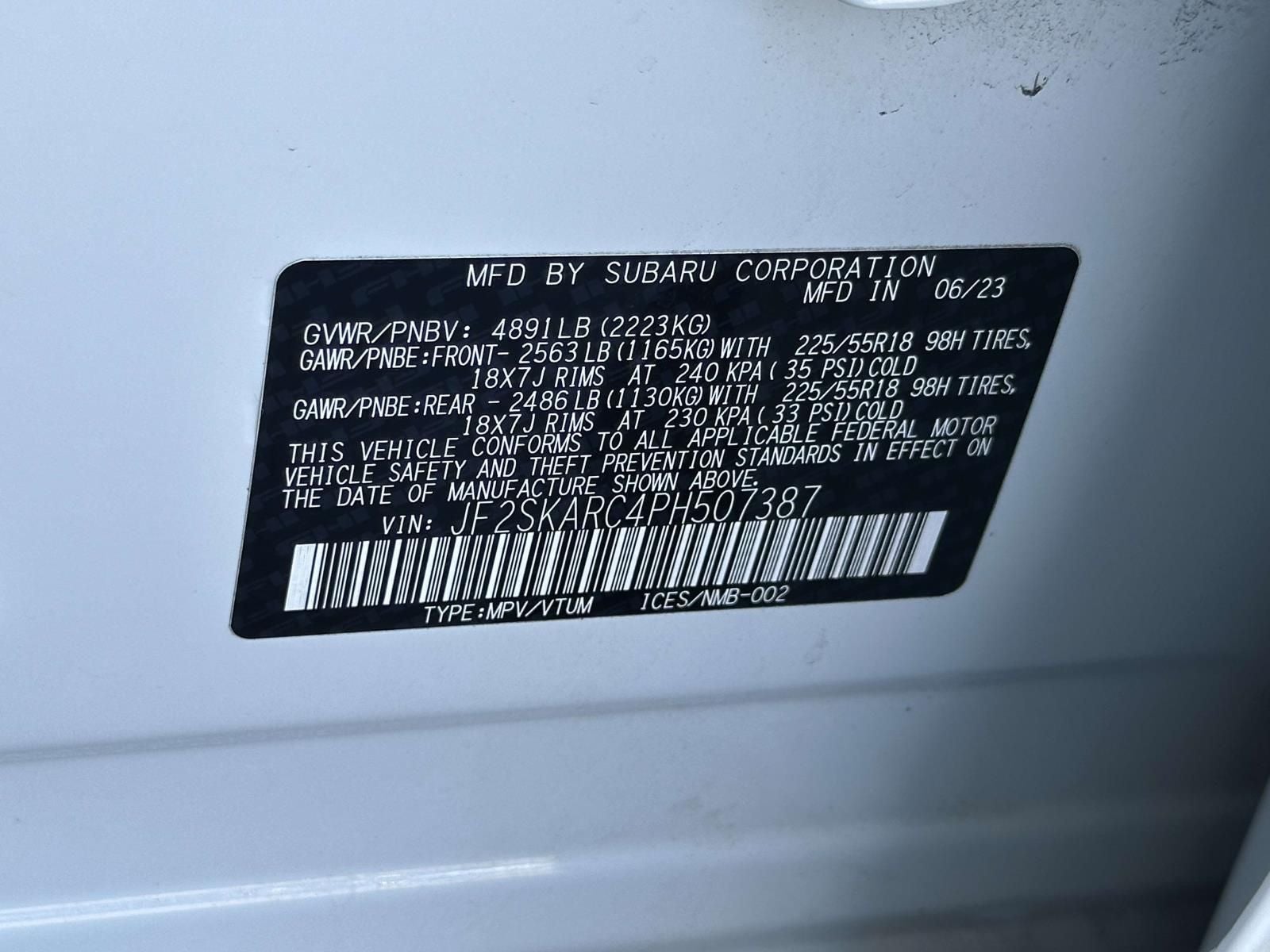 2023 Subaru Forester Touring