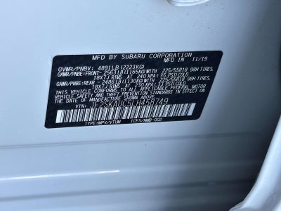 2020 Subaru Forester Limited