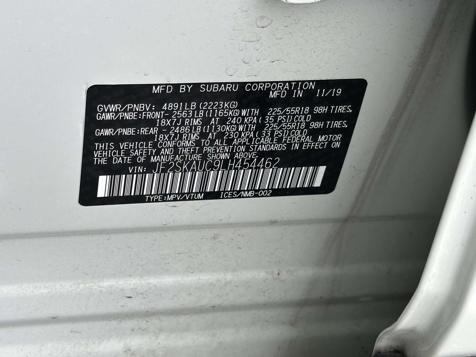 2020 Subaru Forester Limited