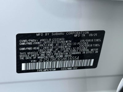 2025 Subaru Forester Limited