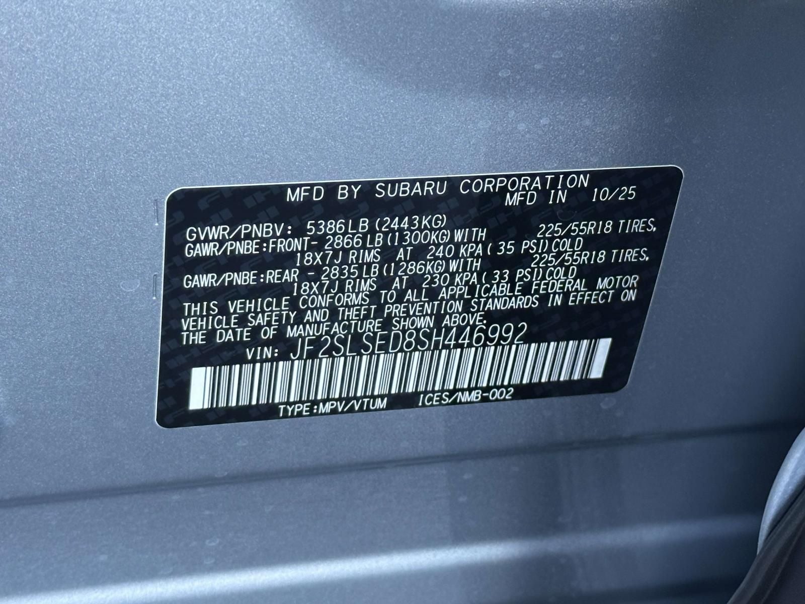 2025 Subaru Forester Hybrid Premium