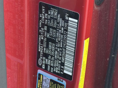 2017 Hyundai Santa Fe Limited