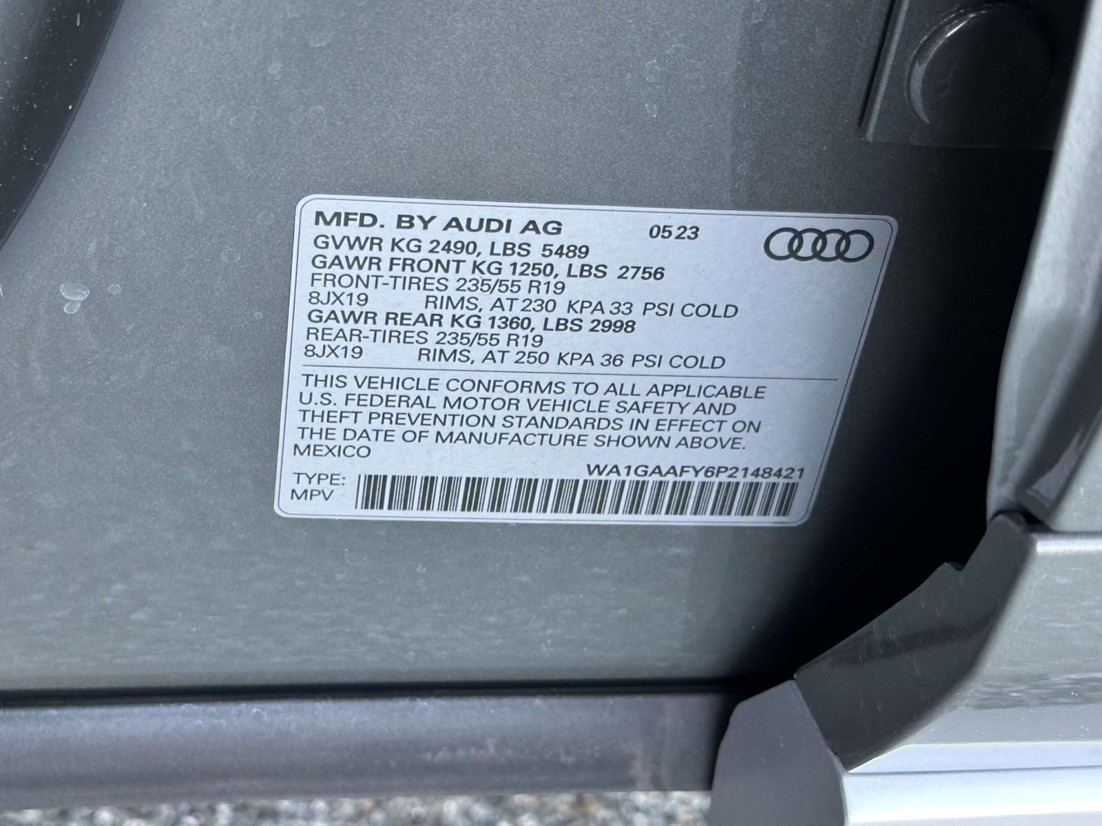 2023 Audi Q5 45 S line Premium quattro