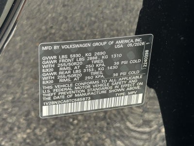 2026 Volkswagen Atlas 2.0T SEL
