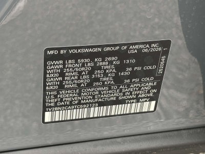 2026 Volkswagen Atlas 2.0T SEL