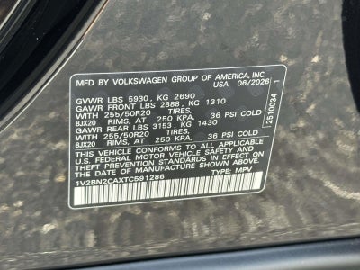 2026 Volkswagen Atlas 2.0T SEL
