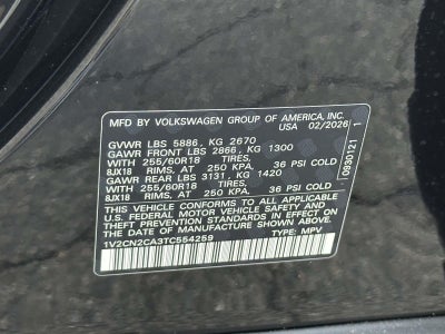 2026 Volkswagen Atlas 2.0T Peak Edition