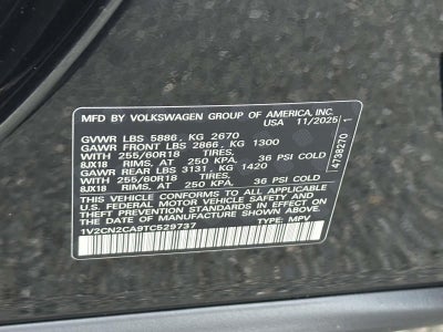 2026 Volkswagen Atlas 2.0T Peak Edition