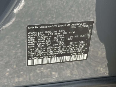 2026 Volkswagen Atlas 2.0T Peak Edition