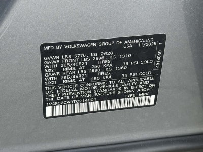 2026 Volkswagen Atlas Cross Sport 2.0T SEL Premium R-Line
